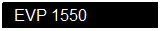 文本框: EVP 1550
